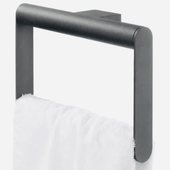 Tiger matte black towel ring new in box - Picture 1 of 3